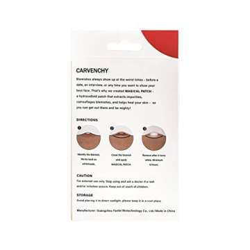 Acne Pimple Patches By Emenet, Magical Clear Hydrocolloid Acne Pimple Patch For Skincare, Suggest For Face Care, Covering Zits Blemishes Patch, Acne Treatment for Face, Vegan Facial Skin Care (36)