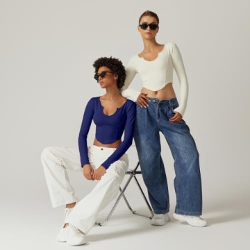 Stylish QINSEN Women's Casual Top for Spring Summer Fashion