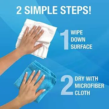 MiracleWipes Electronics Cleaning Wipes with Microfiber Towel