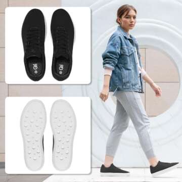 Comfortable Breathable Hands-Free Slip-In Sneakers