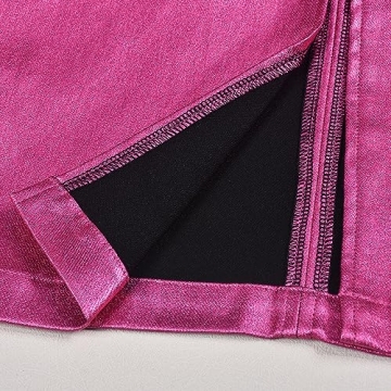 Stylish Faux-Leather LEOROO Long Skirt for Women