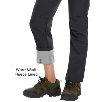 MAGCOMSEN Women's Insulated Waterproof Softshell Pants