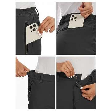 MAGCOMSEN Women's Insulated Waterproof Softshell Pants