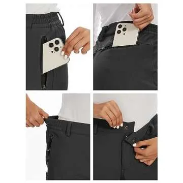 MAGCOMSEN Women's Insulated Waterproof Softshell Pants