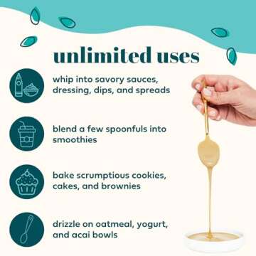 Soom Premium Tahini Paste - Silky Smooth & Vegan