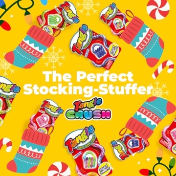 Tangle Crush 4-Pack Colorful Twist Fidget Toys for All Ages