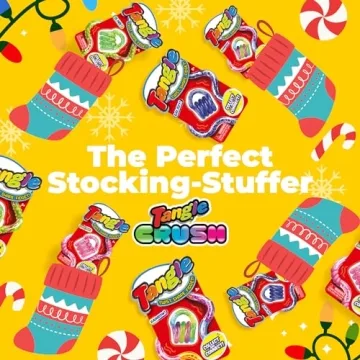 Tangle Crush 4-Pack Colorful Twist Fidget Toys for All Ages