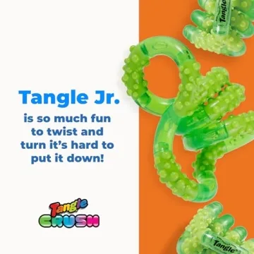 Tangle Crush 4-Pack Colorful Twist Fidget Toys for All Ages