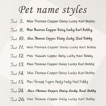 Anavia Bone Shape Slide On Silent Pet ID Tags, S/M/L/XL Gold Black Personalized Engraved Cat Dog Name Tags, Glossy Finish Stainless Steel Chew-Proof Quiet Dog Collar Tag