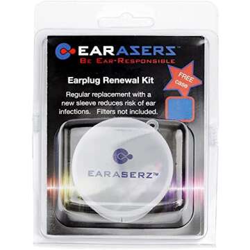 EARasers Renewal Kit for Renew and Refresh Your Earasers Earplugs (Small)