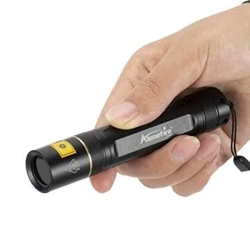 ALONEFIRE 10W 365nm UV Flashlight - Rechargeable & Versatile