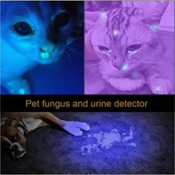 ALONEFIRE 10W 365nm UV Flashlight - Rechargeable & Versatile