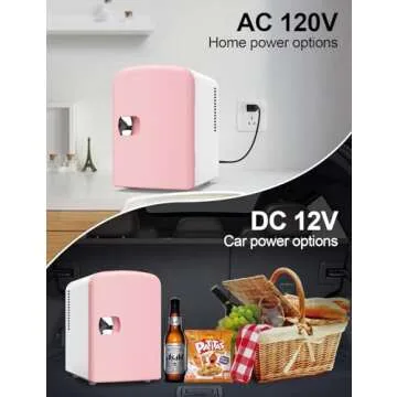 PERSONAL CHILLER Portable Mini Fridge Cooler for Home
