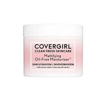 COVERGIRL Clean Fresh Skincare Mattifying Oil-Free Moisturizer, 2.0 Oz
