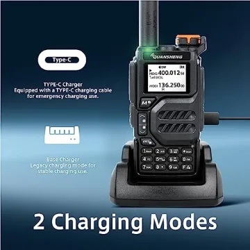 QUANSHENG UV-K5 Walkie Talkie Dual Band with NOAA Receiver