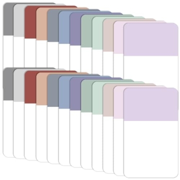EOOUT 480 Pieces Sticky Tabs, Writable and Repositionable Filing Tabs Flags for Documents Notebooks ...
