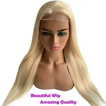 Luxurious 5x5 Human Hair Closure Wig in Blonde