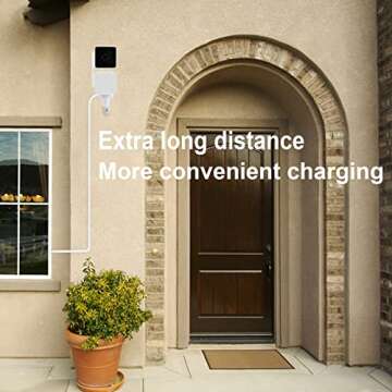 LEFXMOPHY Wyze Cam V3 20ft Power Cord with Right Angle Connector