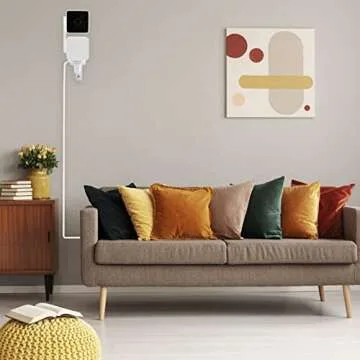 LEFXMOPHY Wyze Cam V3 20ft Power Cord with Right Angle Connector