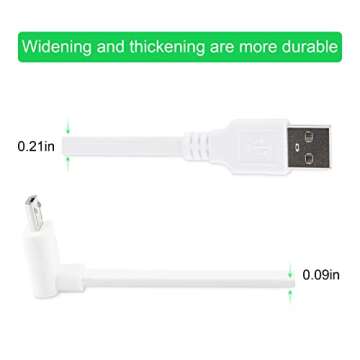 LEFXMOPHY Wyze Cam V3 20ft Power Cord with Right Angle Connector