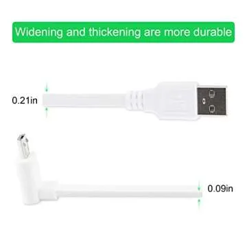 LEFXMOPHY Wyze Cam V3 20ft Power Cord with Right Angle Connector