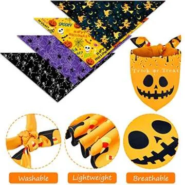 8 Halloween Dog Bandanas for Pets - Fun Festive Costumes