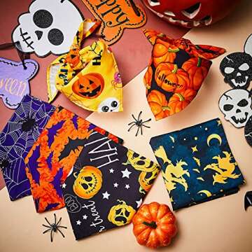 8 Halloween Dog Bandanas for Pets - Fun Festive Costumes