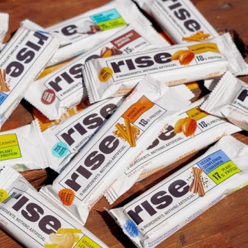 Rise Pea Protein Bar Vegan Lemon Cashew Snack