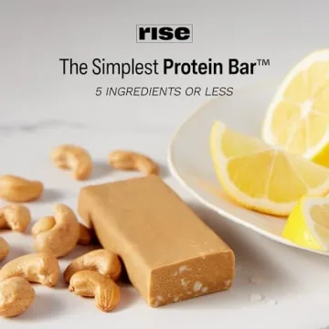 Rise Pea Protein Bar Vegan Lemon Cashew Snack