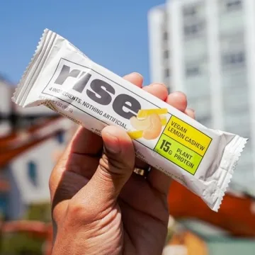 Rise Pea Protein Bar Vegan Lemon Cashew Snack