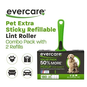 Evercare Pet Hair Lint Roller with Refills for Easy Cleaning