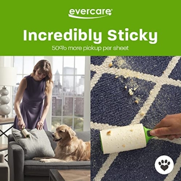 Evercare Pet Hair Lint Roller with Refills for Easy Cleaning