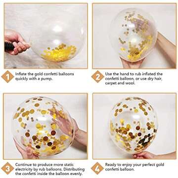 Sage Green Gold White Party Balloons, 50Pcs Sage Green and Gold Confetti Party Balloons For Birthday Baby Shower Engagement Wedding Anniversary Party Decorations