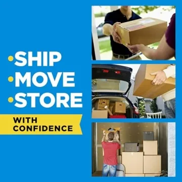 Scotch Heavy Duty Shipping Packing Tape, 6 Rolls for Easy Sealing