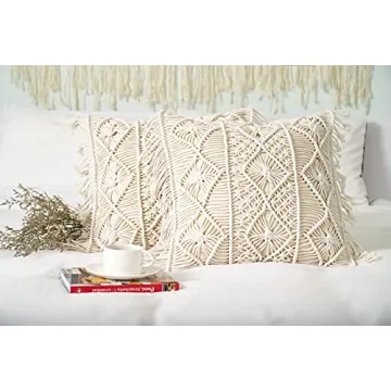 Homesunshine Macramé Pillow Covers - Boho Chic Decor