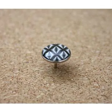 U Brands Fashion Steel Push Pins, Black White & Gray Fashionable Assorted Colors, 54 Count - 575U06-24