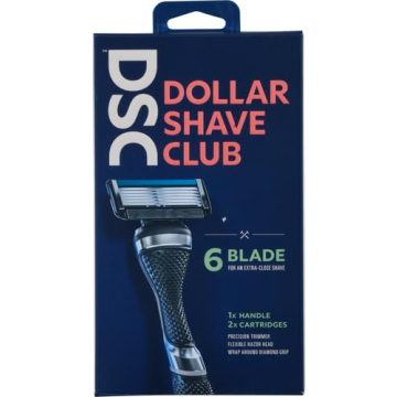 Dollar Shave Club 6-Blade Razor Set for Premium Shaving