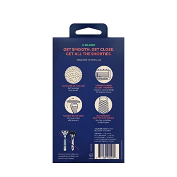 Dollar Shave Club 6-Blade Razor Set for Premium Shaving