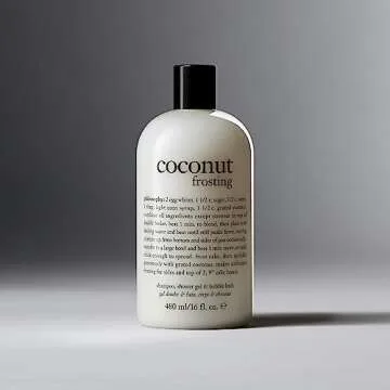 philosophy coconut frosting shampoo, shower gel & bubble bath, 16 oz