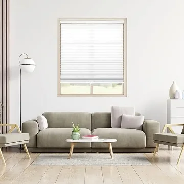 DEZ FURNISHINGS Cordless Pleated Shade - Light Filtering & Stylish