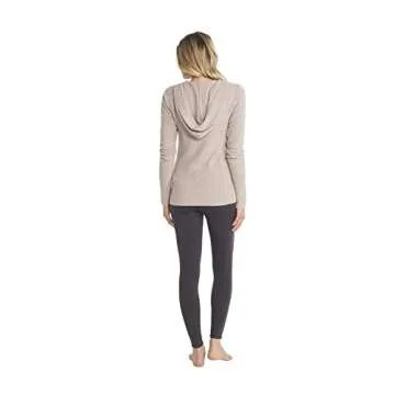 Barefoot Dreams CozyChic Lite Hoodie for Women - Faded Rose