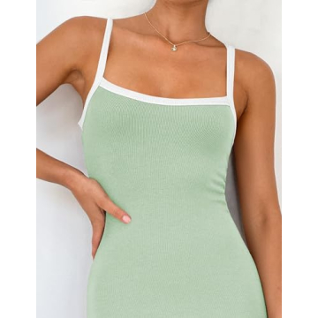 ZESICA Summer Maxi Dress - Spaghetti Straps & Sleeveless Elegance