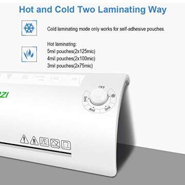 Efficient Thermal Laminator - Fast Warm-up & Versatile Use