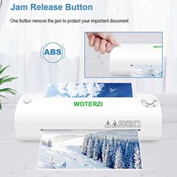 Efficient Thermal Laminator - Fast Warm-up & Versatile Use