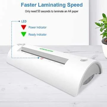 Efficient Thermal Laminator - Fast Warm-up & Versatile Use