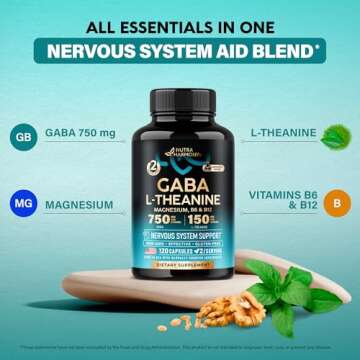 GABA L-Theanine Capsules for Relaxation & Mood Support
