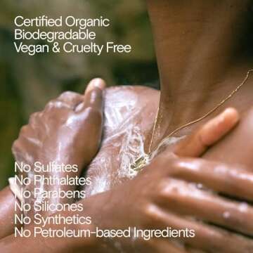 Bathing Culture - Organic Mind + Body Wash | Natural, Biodegradable, Sustainable, Vegan Personal Care (PCR Plastic Bottle, 8 fl oz | 237 ml)