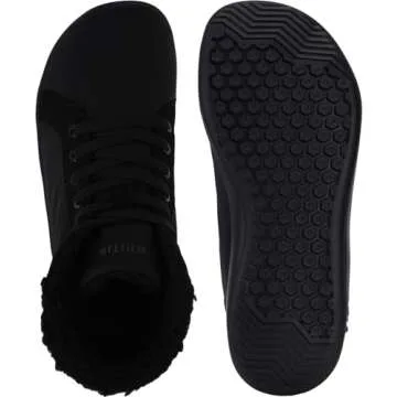 WHITIN Men's High Top Snow Sneakers - Warm Minimalist Design