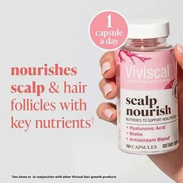 Viviscal Scalp Nourish Supplement for Healthy Hair Growth