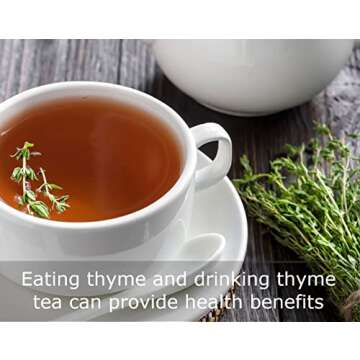 100% Organic Thyme - Fresh Natural Flavor for Cooking and Tea